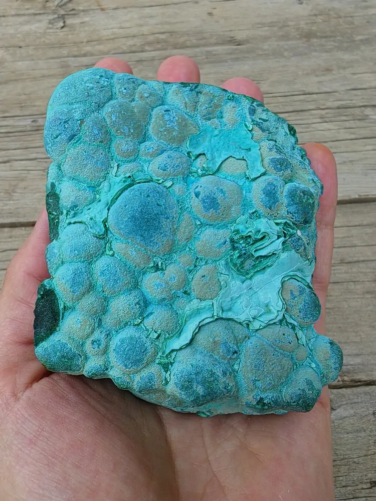 Chryzokol,Malachit natural 